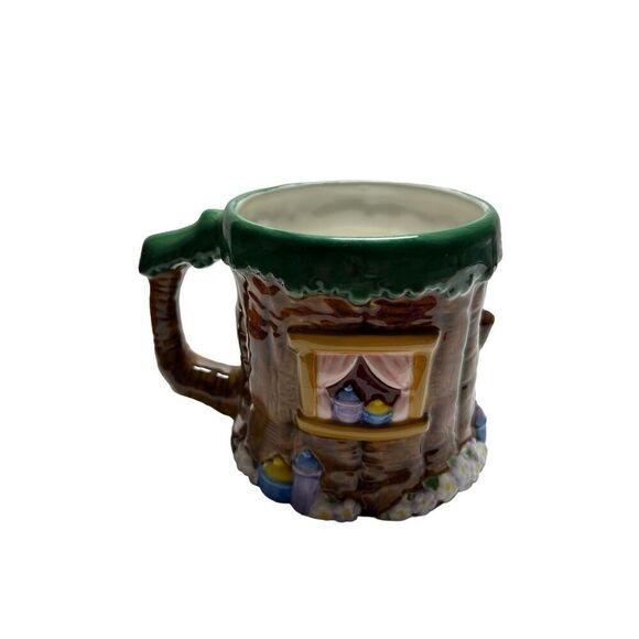 Disney Store Winnie The Pooh Treehouse 3D Oversized Mug Cup Mr Sanders New - Picture 2 of 5